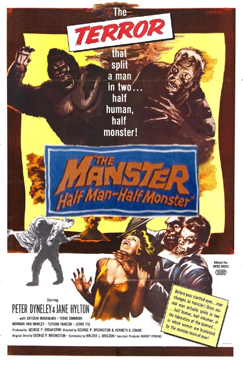 affiche du film The Manster