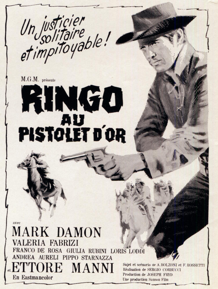 affiche du film Ringo Au Pistolet D'Or