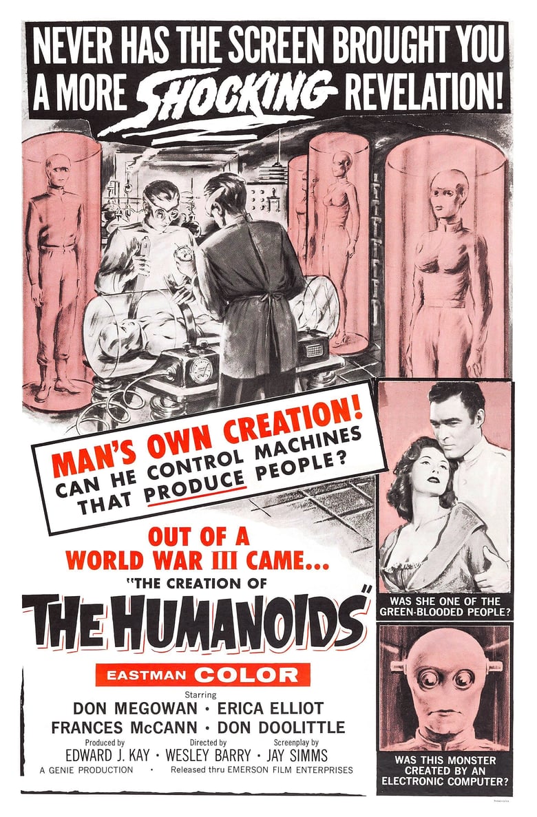 affiche du film The Creation of the Humanoids