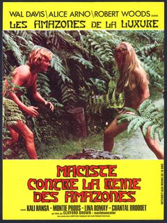 affiche du film Maciste contre la reine des Amazones