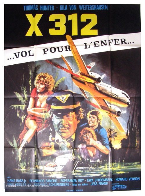 affiche du film X312: Vol pour l'enfer