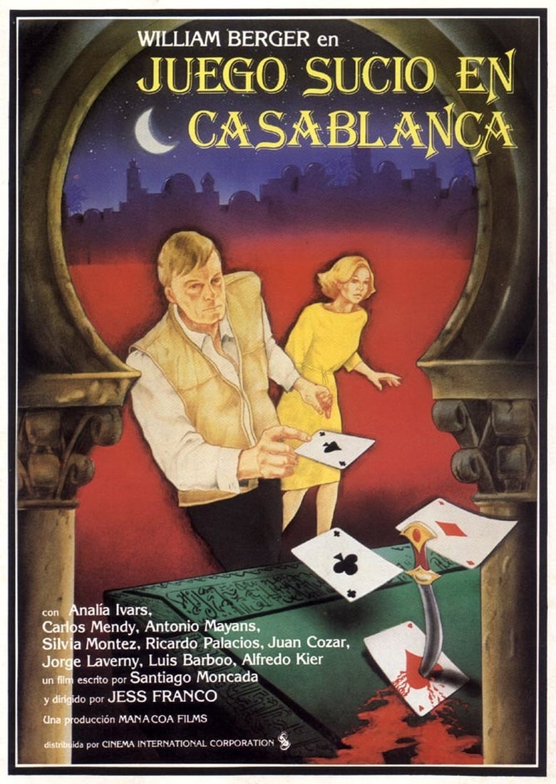 affiche du film Sale Jeu à Casablanca