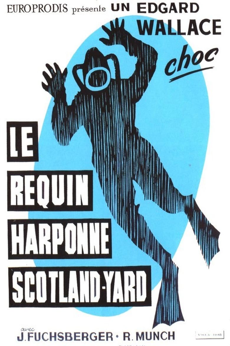 affiche du film Le Requin harponne Scotland Yard