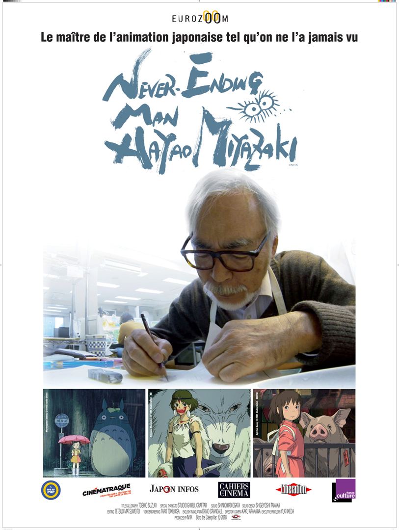 affiche du film Never-Ending Man: Hayao Miyazaki