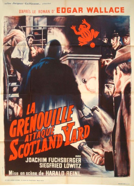 affiche du film La grenouille attaque Scotland Yard