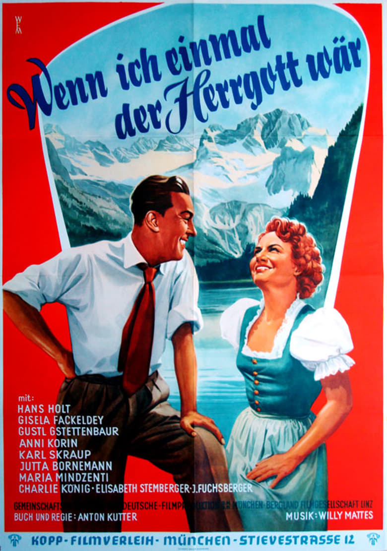 affiche du film Wenn ich einmal der Herrgott wär