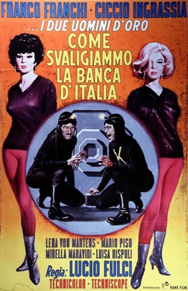 affiche du film Come svaligiammo la Banca d'Italia
