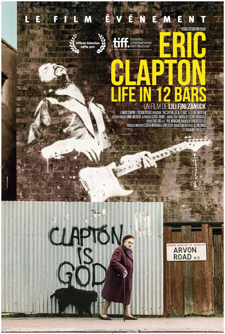 affiche du film Eric Clapton: Life in 12 Bars