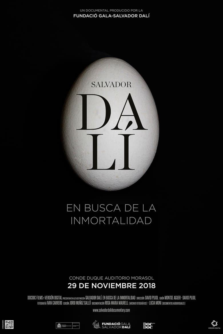 affiche du film Salvador Dalí : À la recherche de l'immortalité
