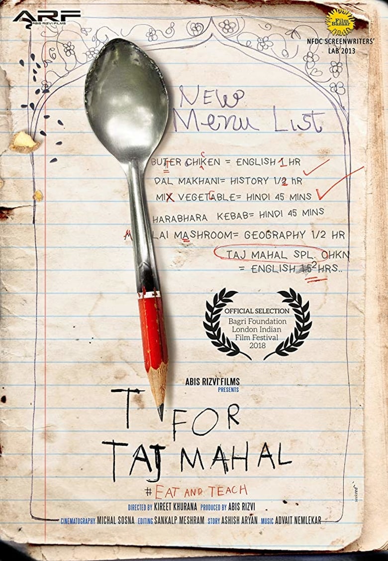 affiche du film T for Taj Mahal