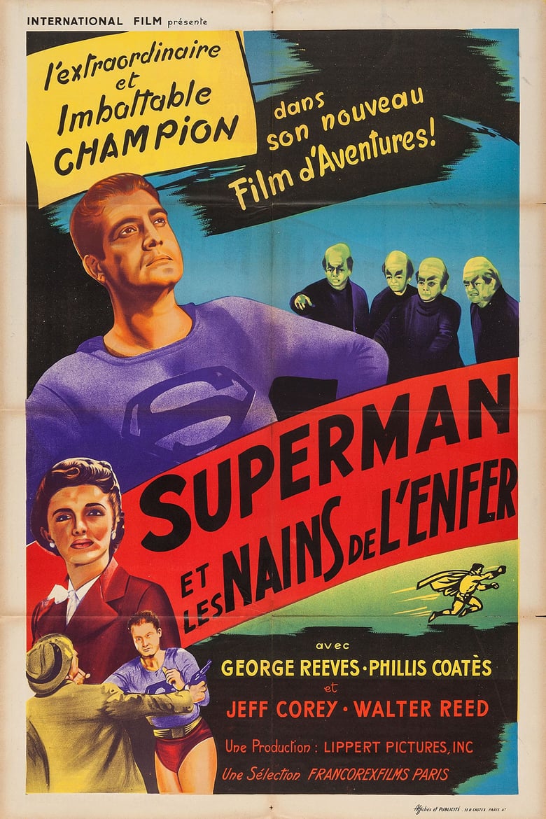 affiche du film Superman et les Nains de l'Enfer