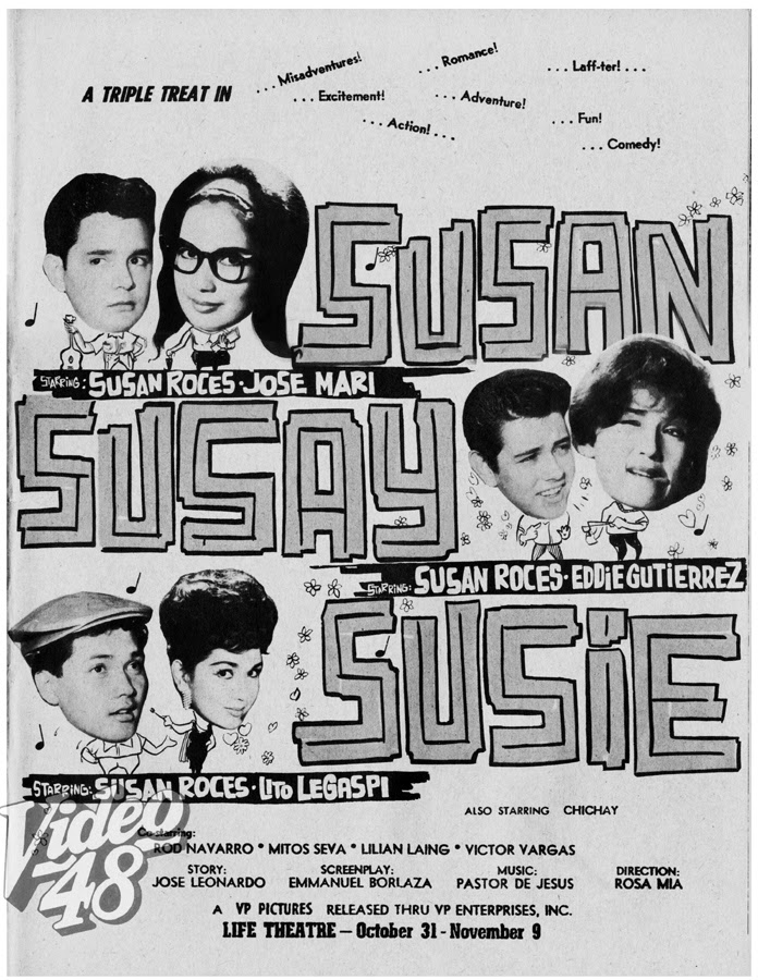 affiche du film Susan, Susay, Susie