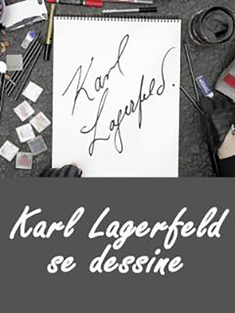 affiche du film Karl Lagerfeld Sketches His Life