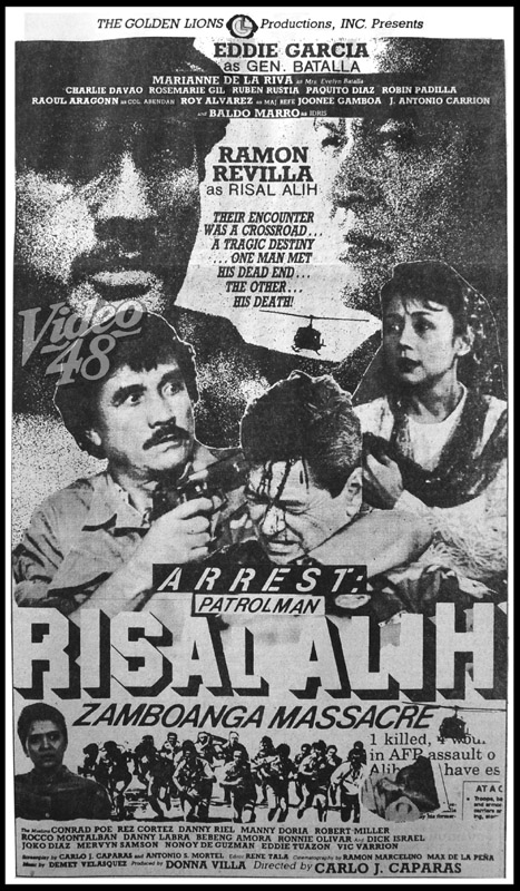 affiche du film Arrest Patrolman Rizal Alih, Zamboanga Massacre