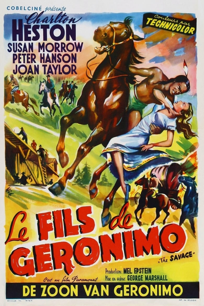affiche du film Le fils de Geronimo