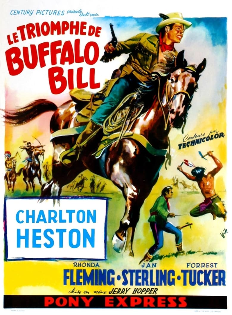 affiche du film Le triomphe de Buffalo Bill