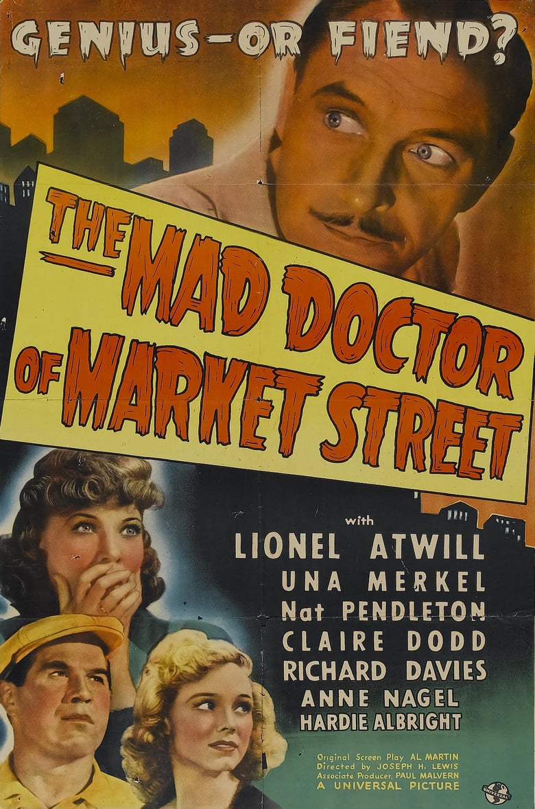 affiche du film The Mad Doctor of Market Street
