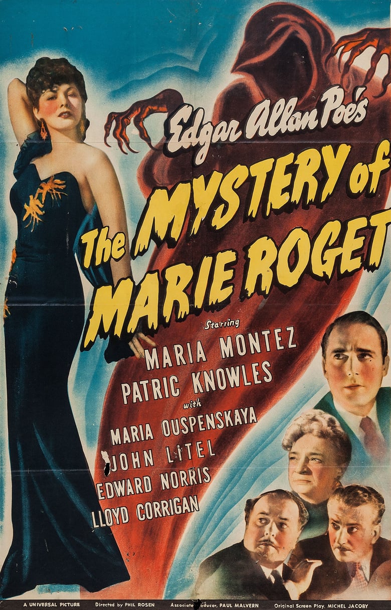 affiche du film The Mystery of Marie Roget