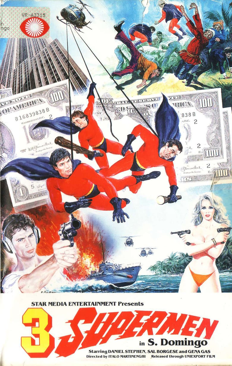 affiche du film 3 Supermen in S. Domingo