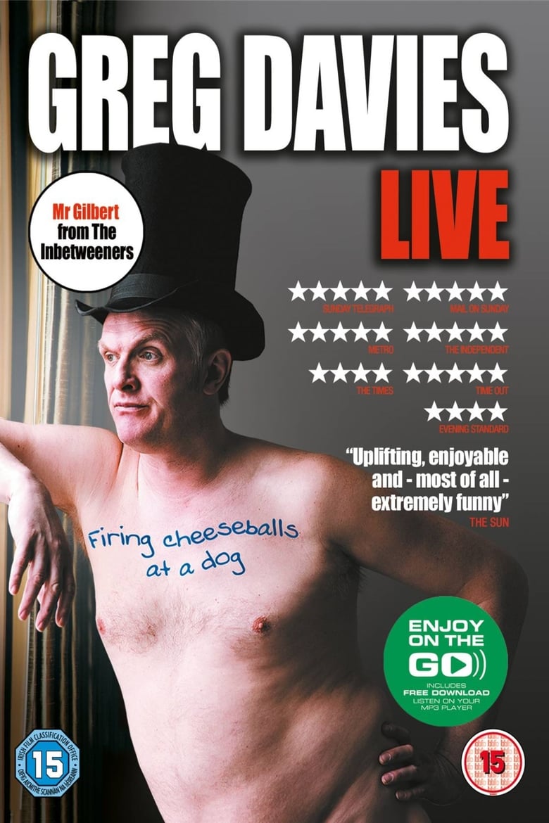 affiche du film Greg Davies Live: Firing Cheeseballs at a Dog