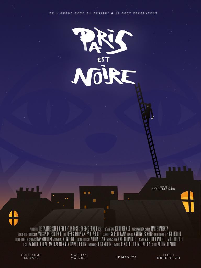 affiche du film Paris est noire