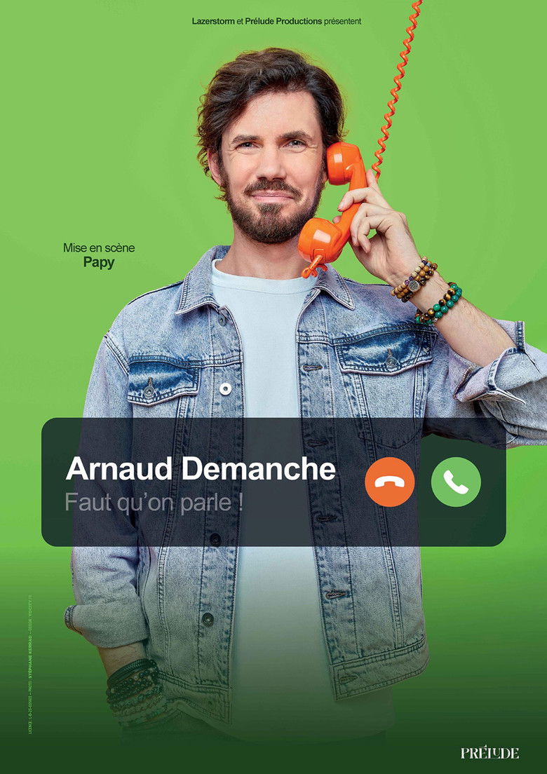 affiche du film Arnaud Demanche : Faut qu'on parle !