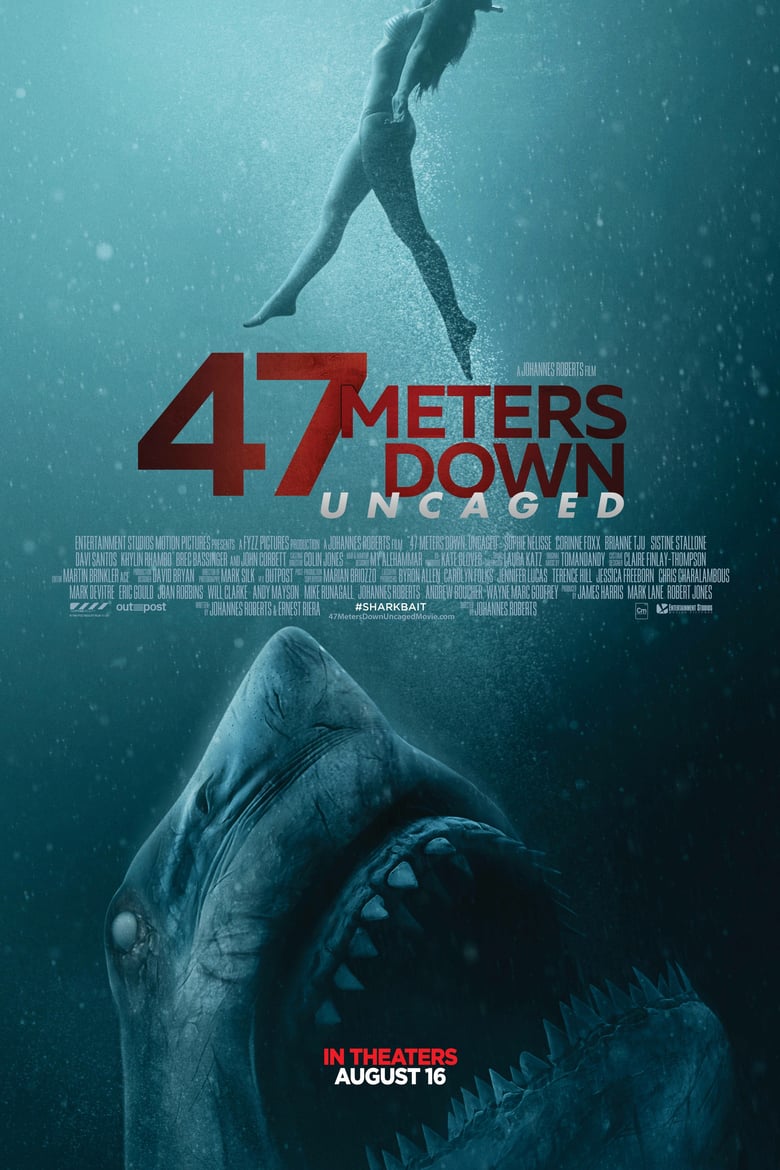 affiche du film 47 Meters Down: Uncaged