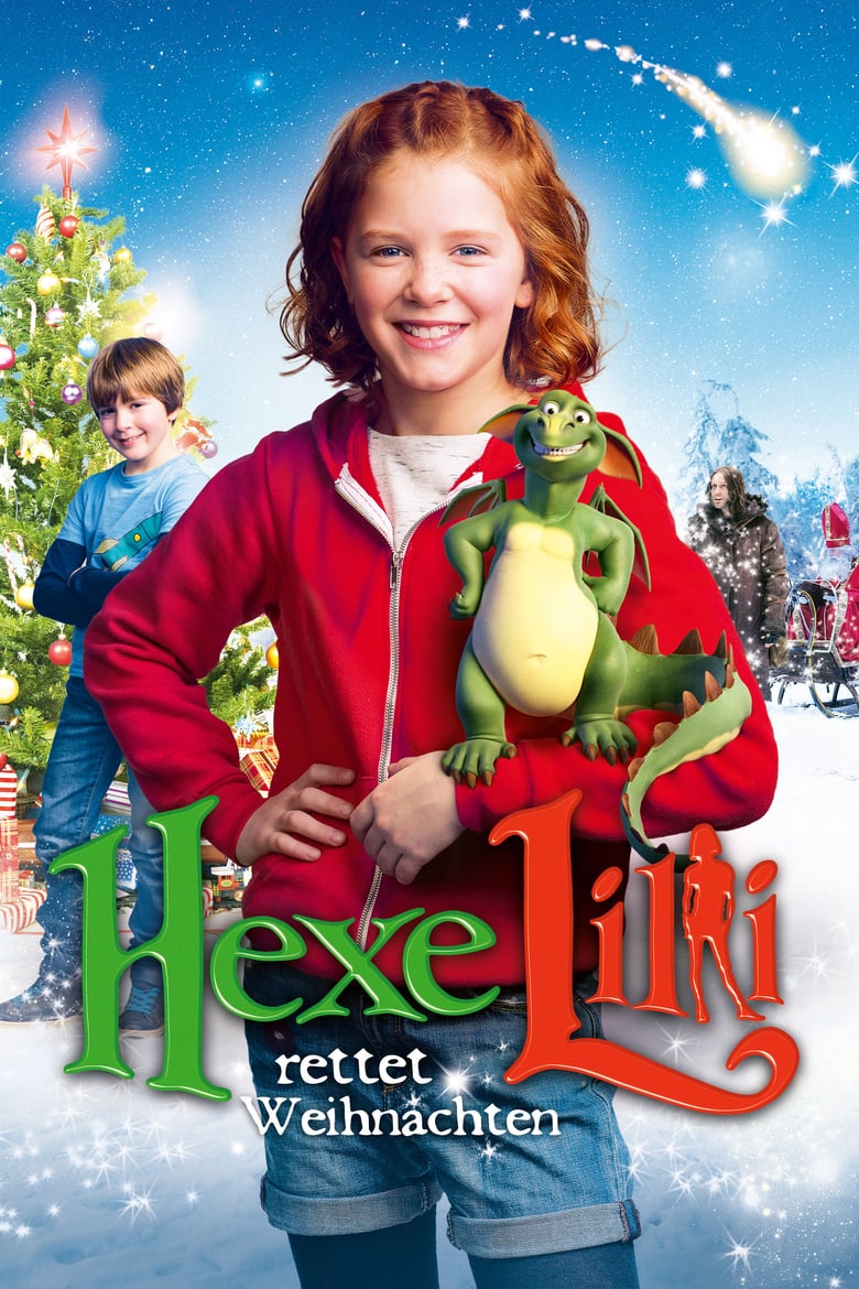 affiche du film Lili, la Petite Sorcière: Le Dragon et le Sortilège de Noël