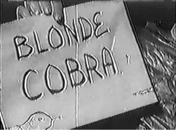 affiche du film Blonde Cobra