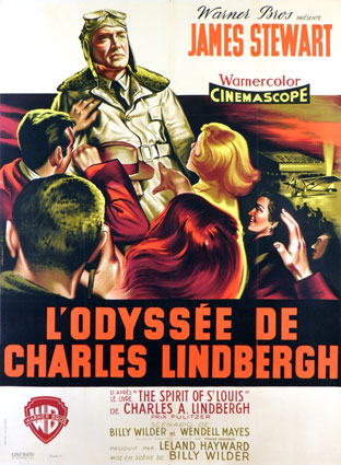 affiche du film L'odyssée de Charles Lindbergh