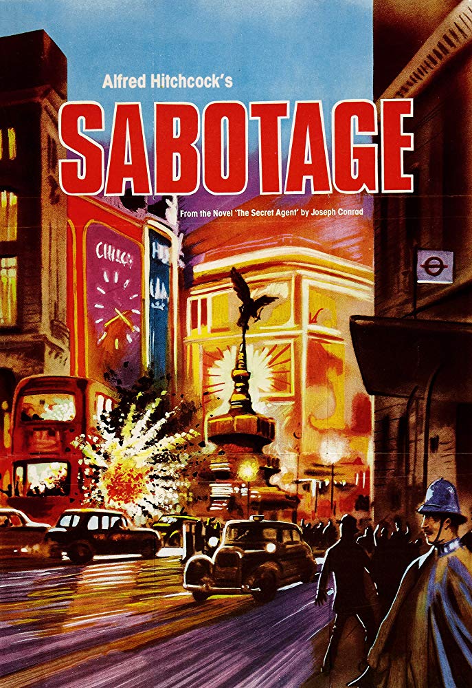 affiche du film Sabotage (1936)