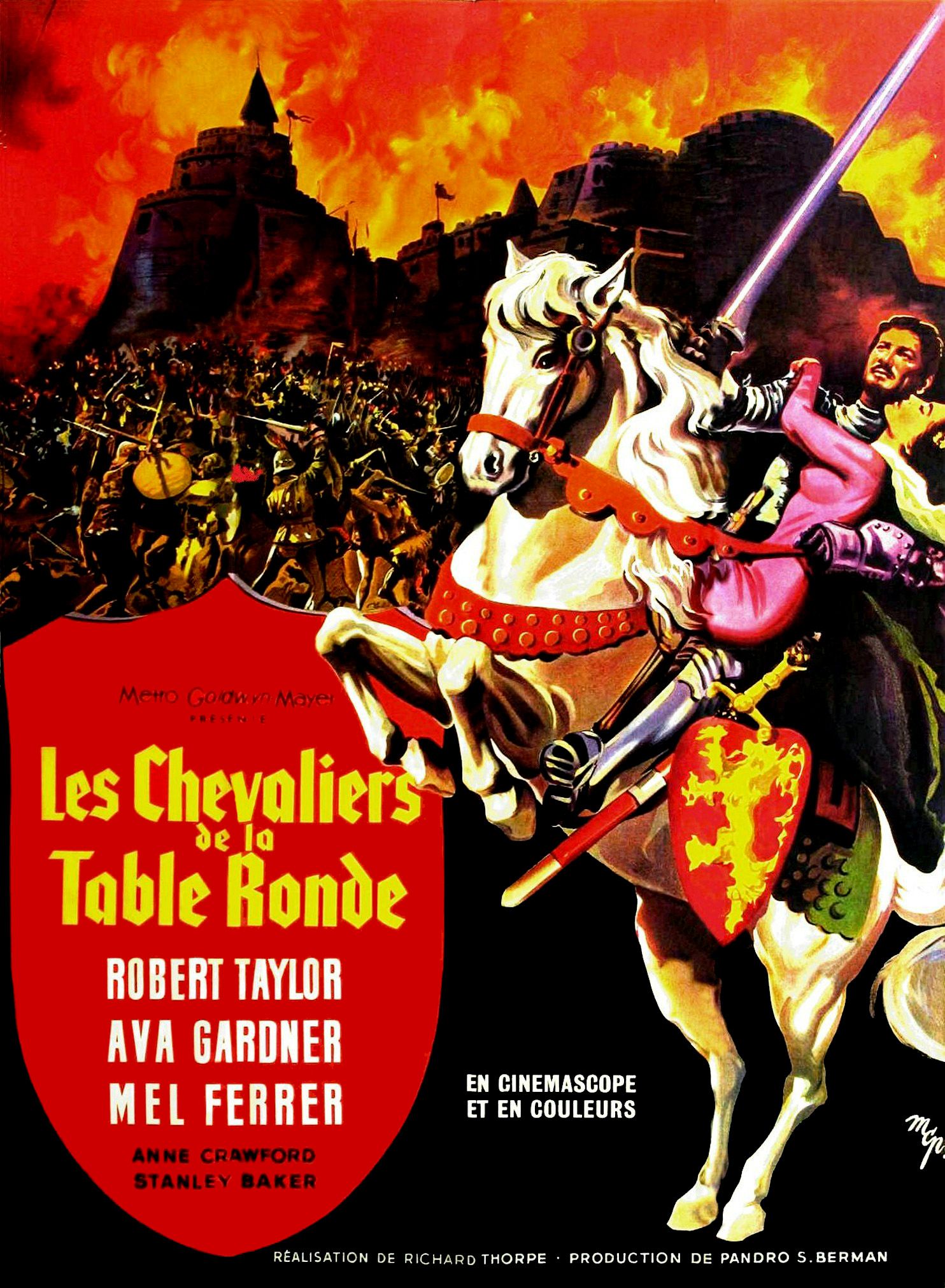 affiche du film Les Chevaliers de la table ronde