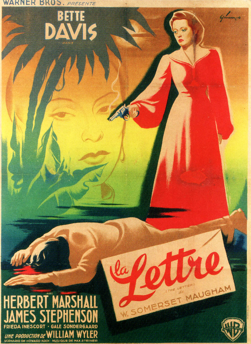 affiche du film La lettre (1940)