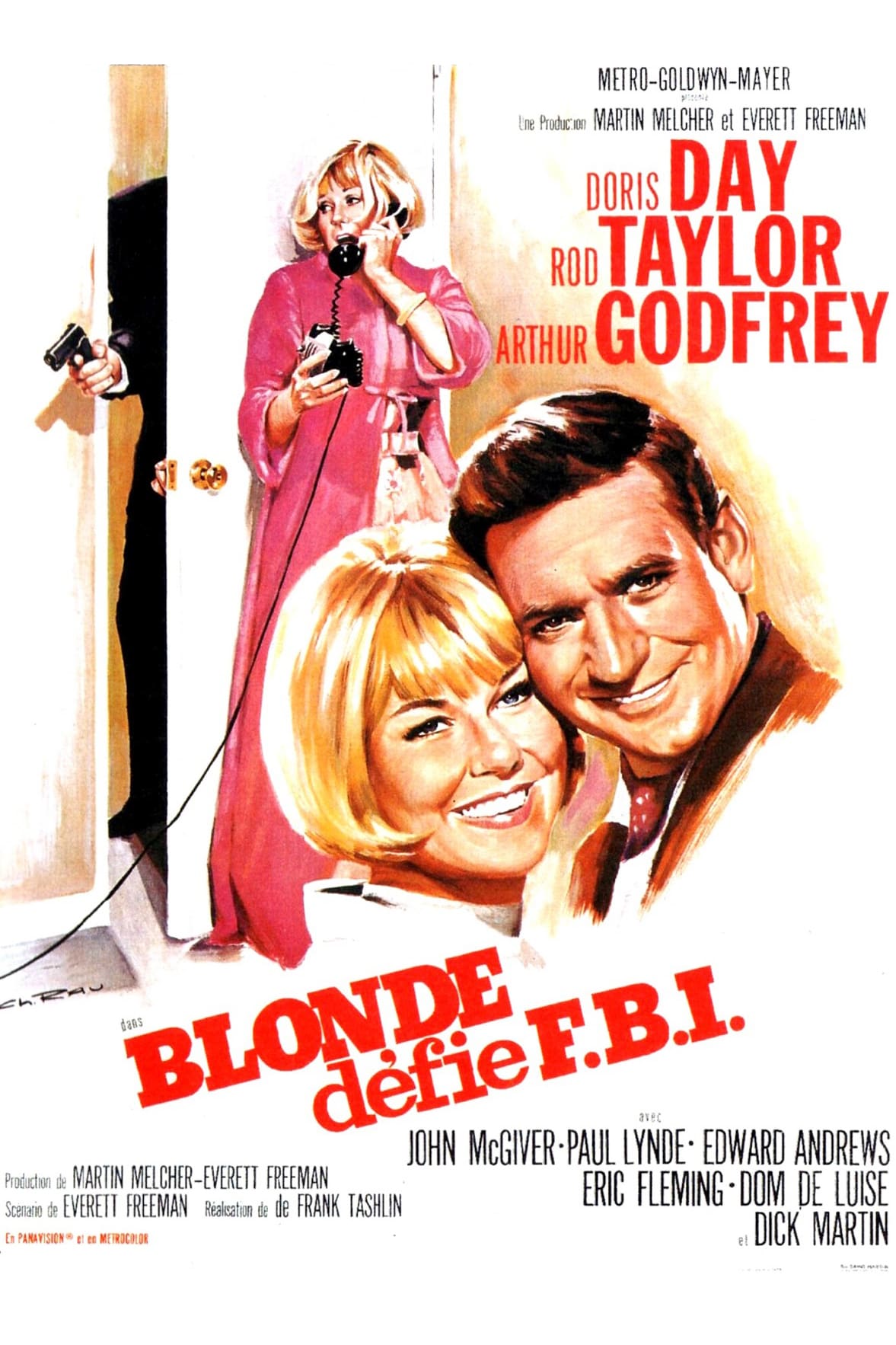 affiche du film La blonde défie le FBI