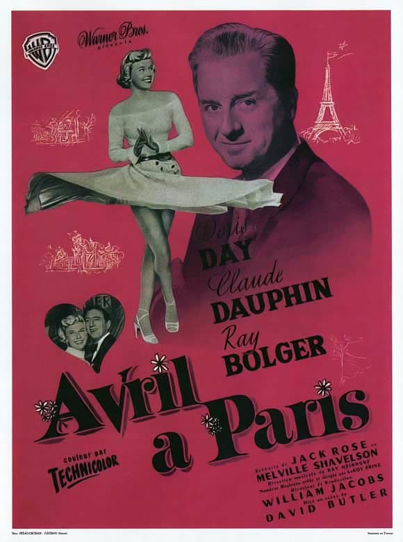 affiche du film Avril à Paris