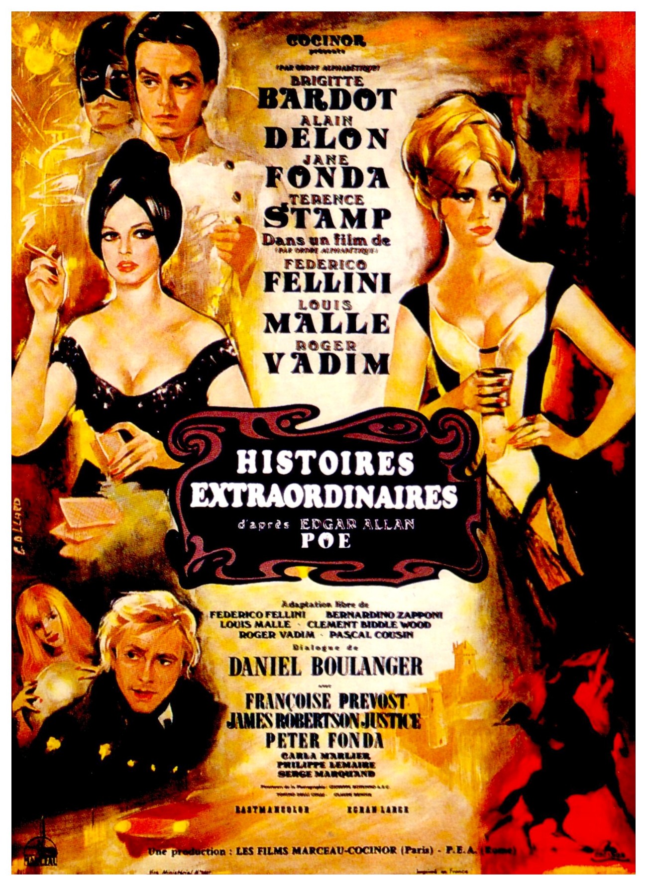 affiche du film Histoires extraordinaires (1968)