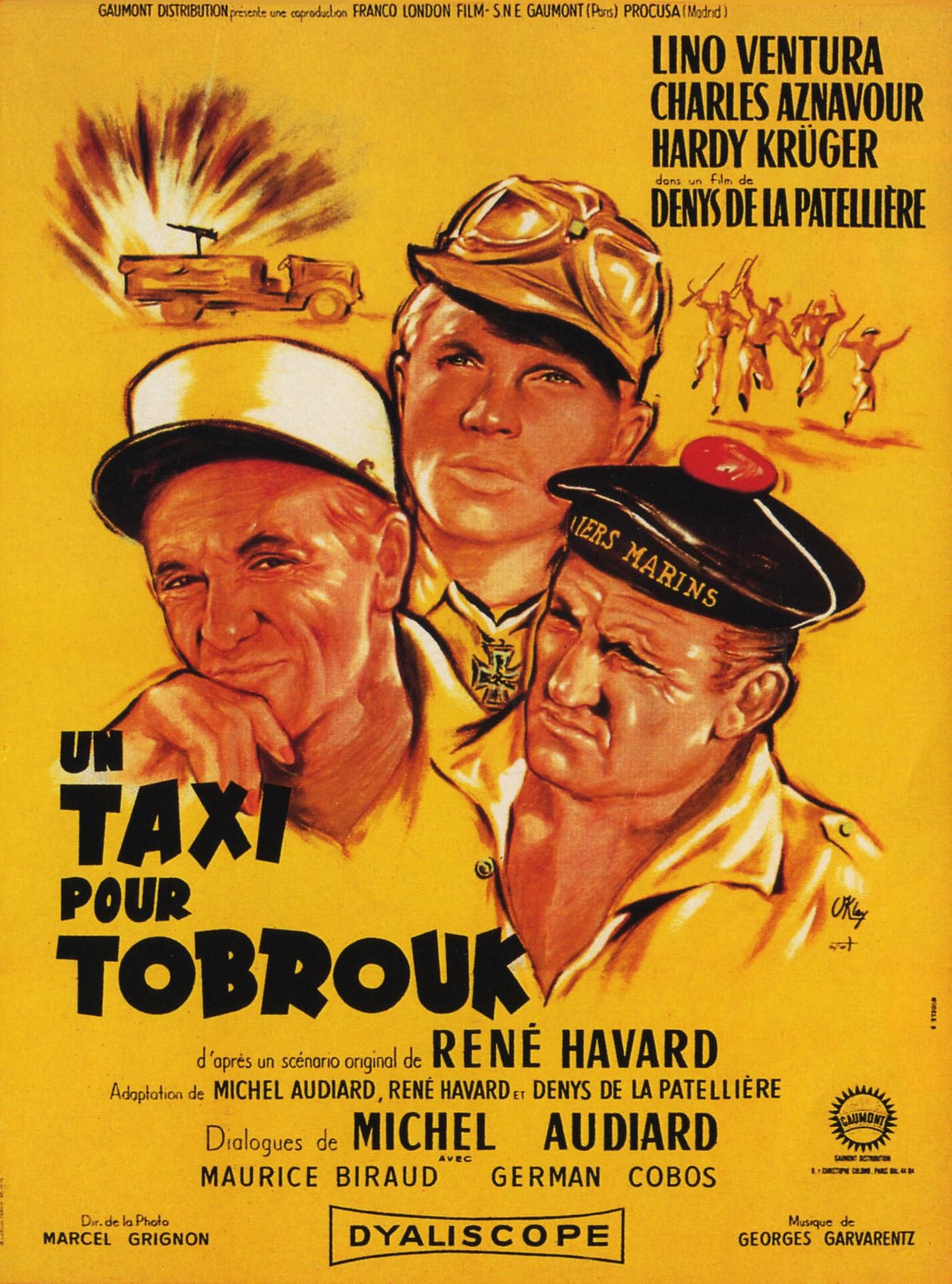 affiche du film Un taxi pour Tobrouk
