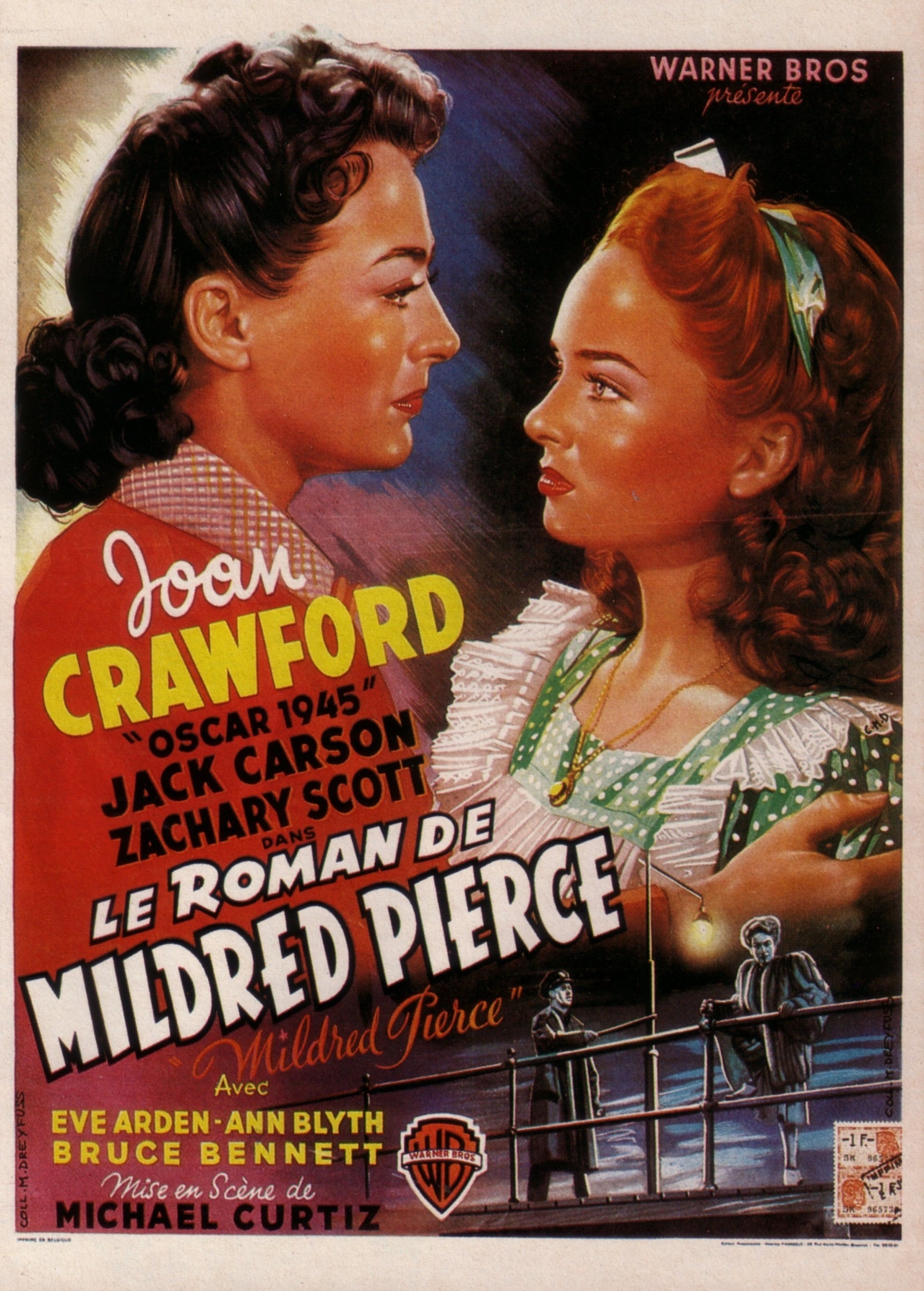 affiche du film Le roman de Mildred Pierce