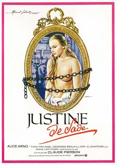 affiche du film Justine de Sade