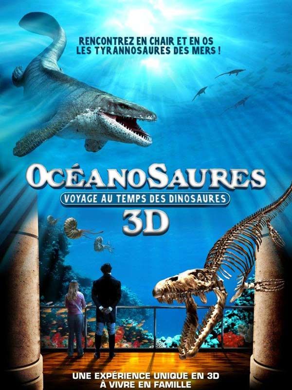 affiche du film Océanosaures 3D: Voyage au Temps des Dinosaures