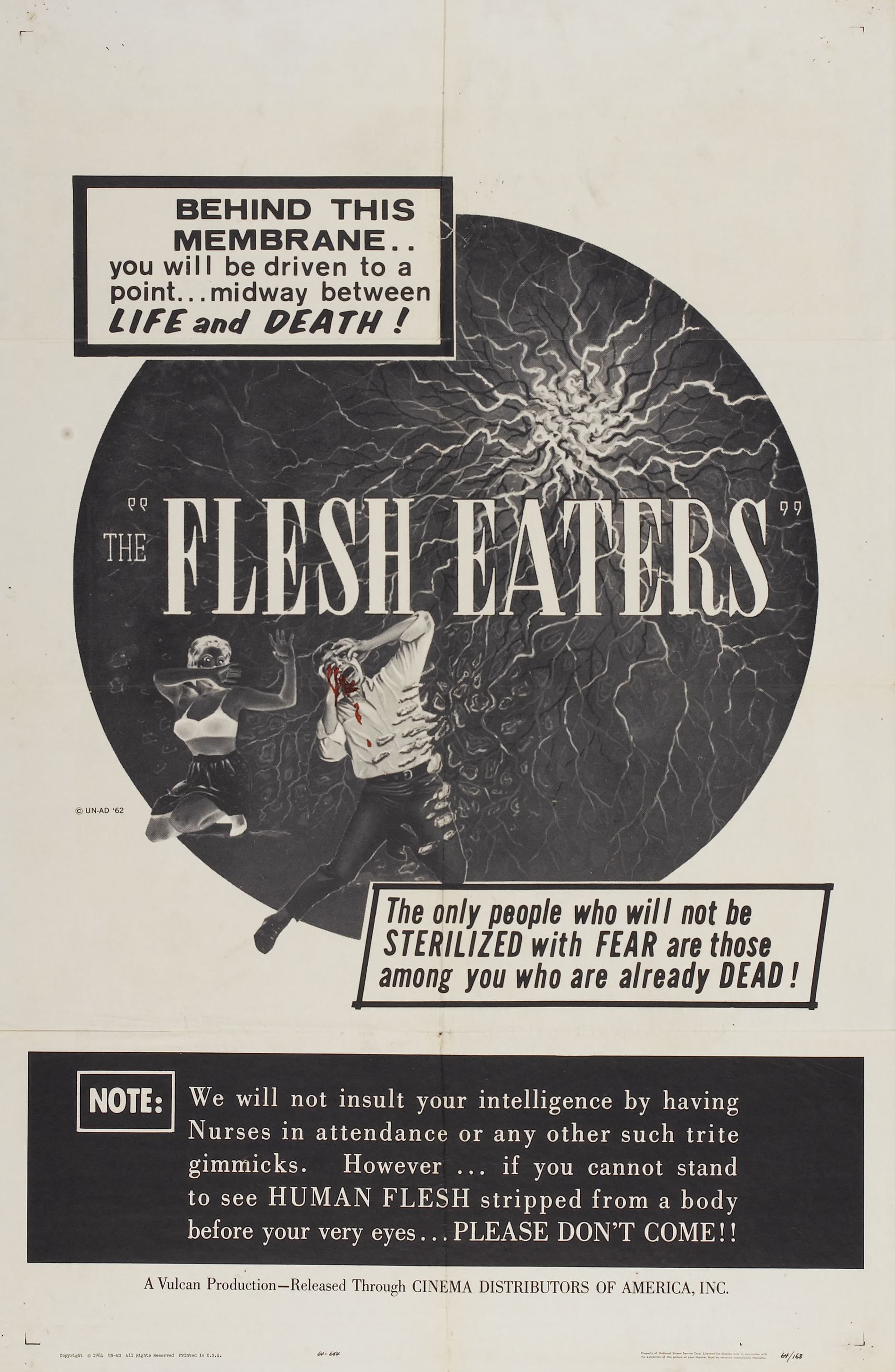 affiche du film The Flesh Eaters