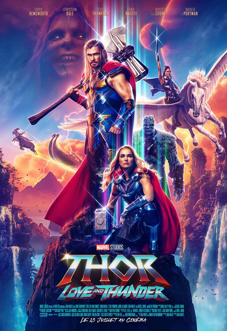 affiche du film Thor: Love and Thunder