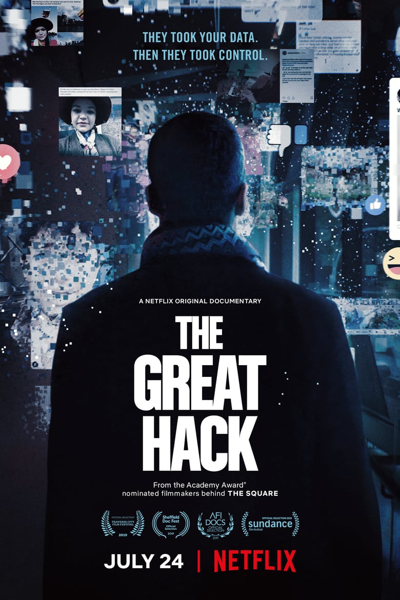 affiche du film The Great Hack : L'affaire Cambridge Analytica