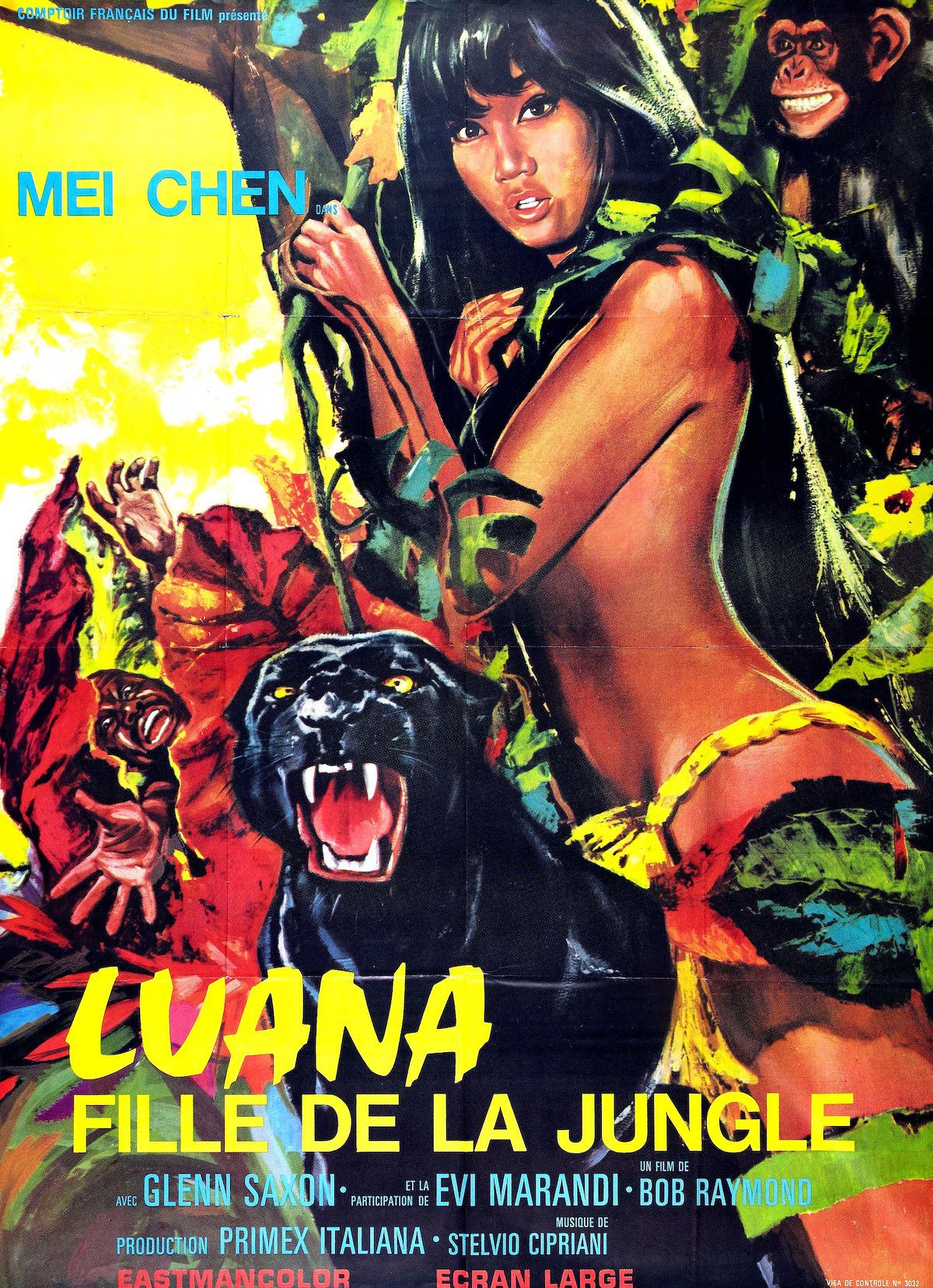 affiche du film Luana, fille de la jungle