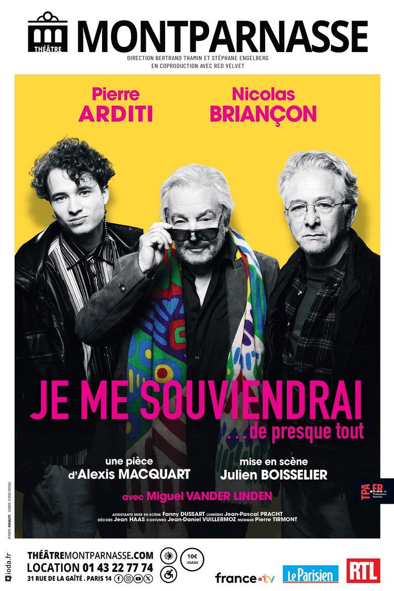 affiche du film Je me souviendrai... de presque tout