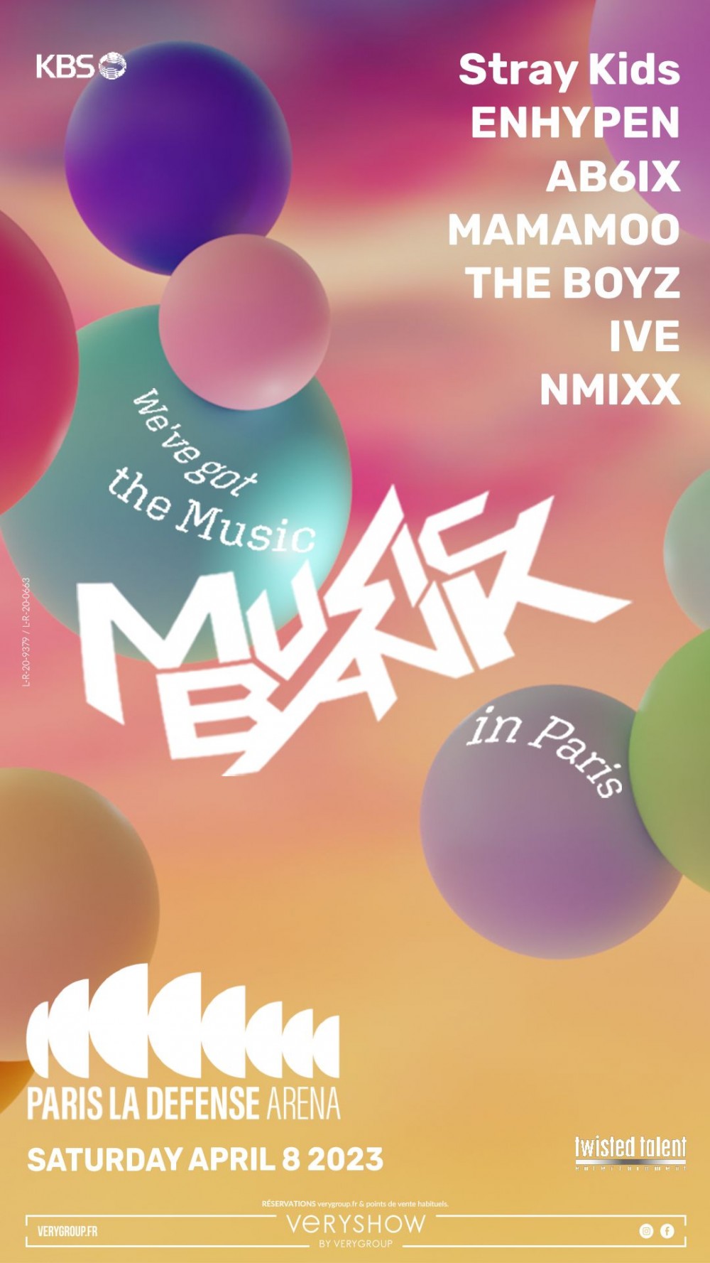 affiche du film Music bank in Paris