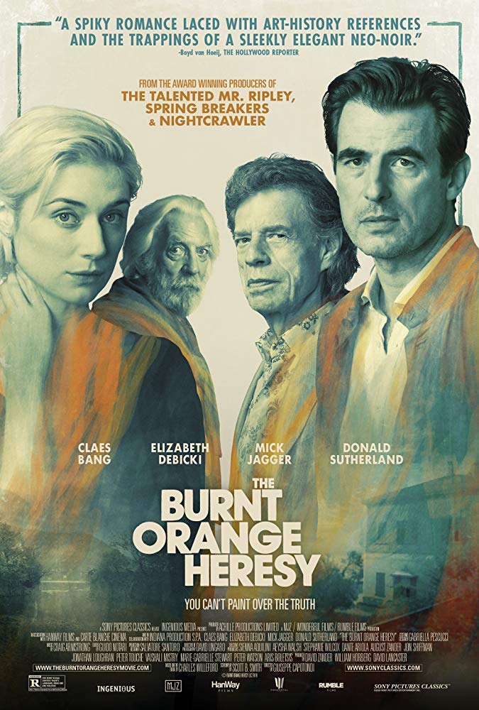 affiche du film The Burnt Orange Heresy