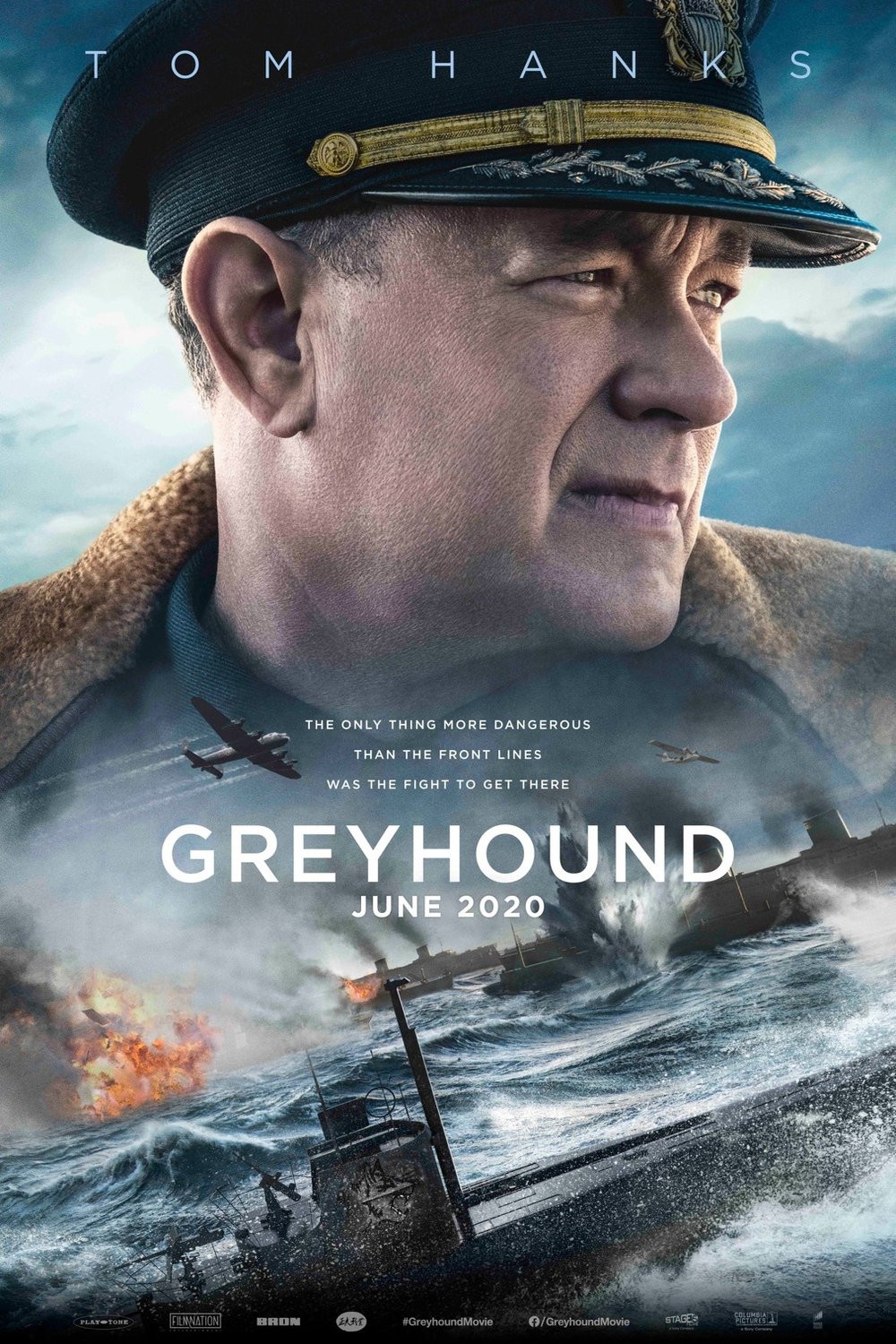 affiche du film USS Greyhound : La Bataille de l'Atlantique