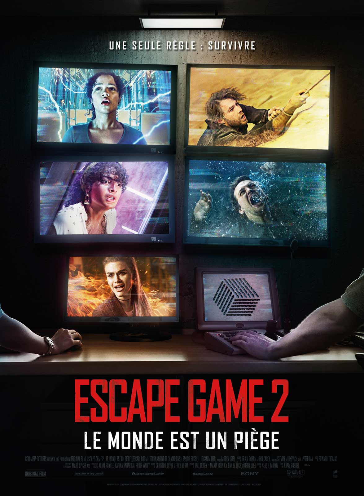 affiche du film Escape Game 2 - Le monde est un piège