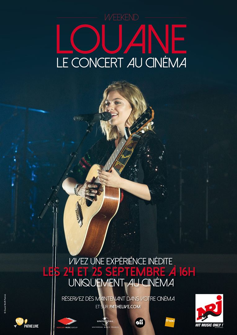 affiche du film Louane: Le concert au cinéma